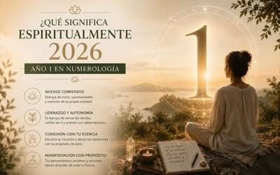 ¿QUÉ SIGNIFICA ESPIRITUALMENTE 2026 AÑO 1 EN NUMEROLOGÍA?