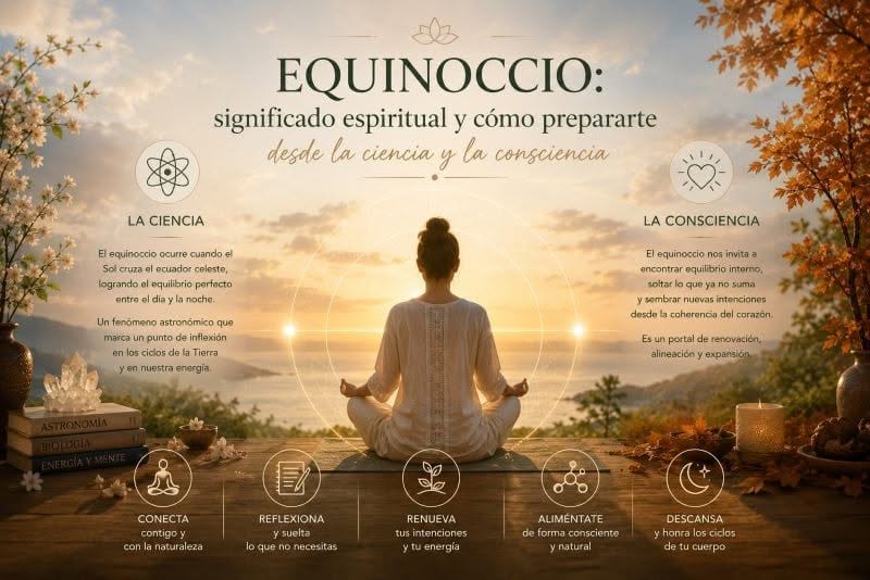 EQUINOCCIO: SIGNIFICADO ESPIRITUAL Y COMO PREPARARTE DESDE LA CIENCIA Y LA CONSCIENCIA