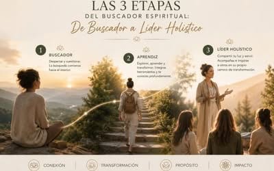 LAS 3 ETAPAS DEL BUSCADOR ESPIRITUAL: DE BUSCADOR A LÍDER HOLÍSTICO