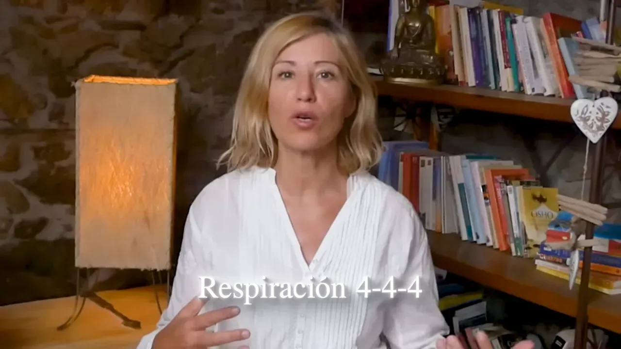 Ejercicio de respiración 444 para reducir el estrés